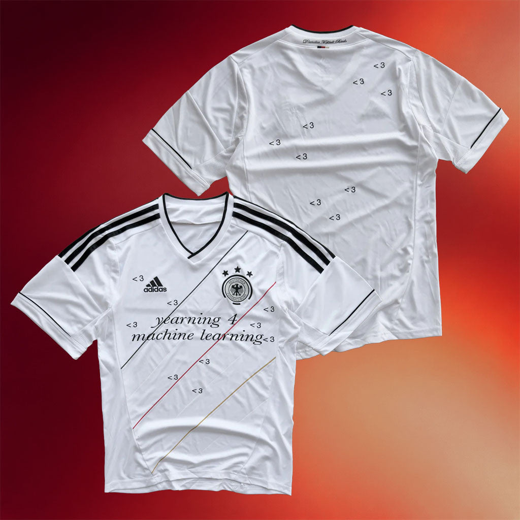 Artificial Fever Merch 2026 Germany World Cup Jersey Yearning 4 Machine Learning Jersey