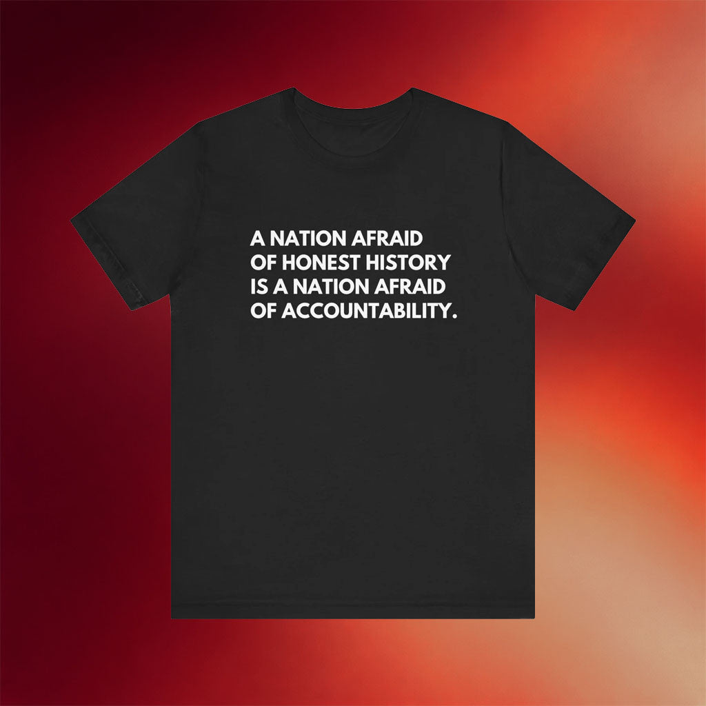 Mahogany Mommies Merch 2026 A Nation Afraid Of Honest History T-Shirt Gifts For Dad