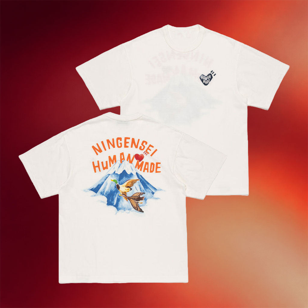 Human Made Merch 2026 Ningensei Wa Graphic T-Shirt Birthday Ideas For Besties
