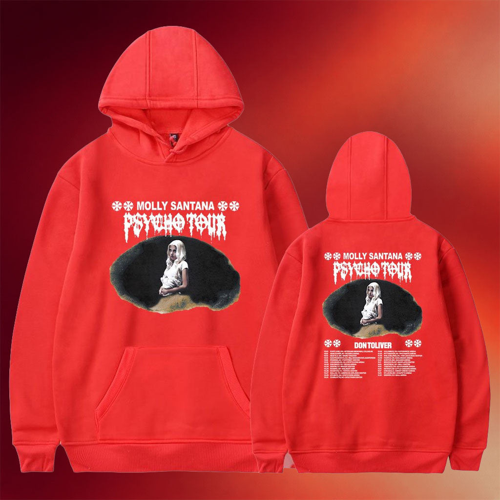Molly Santana Merch Psycho Tour Hoodie Rap Lover Best Gifts For Friends