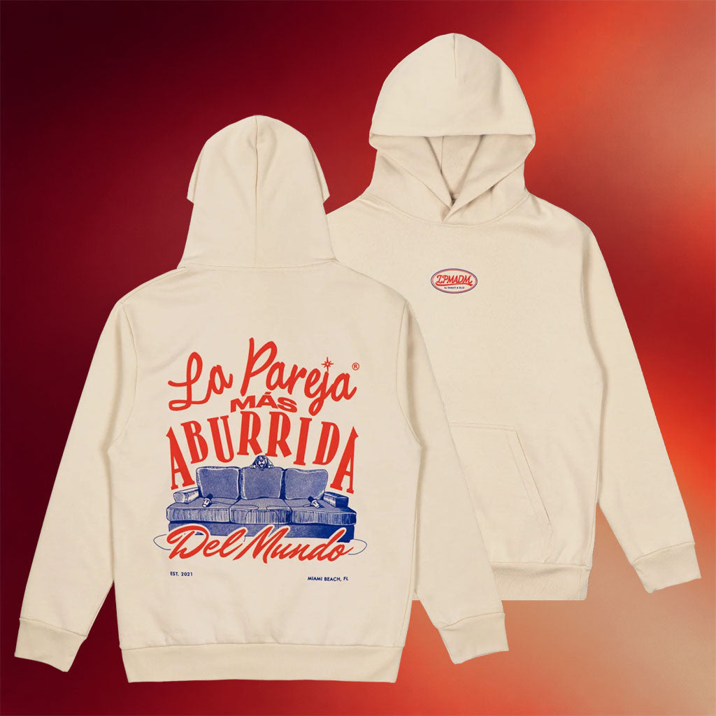 La Pareja Mas Aburrida Del Mundo Merch 2026 LPMADM Hoodie Couch Sofa Hoodie Gifts For BFF