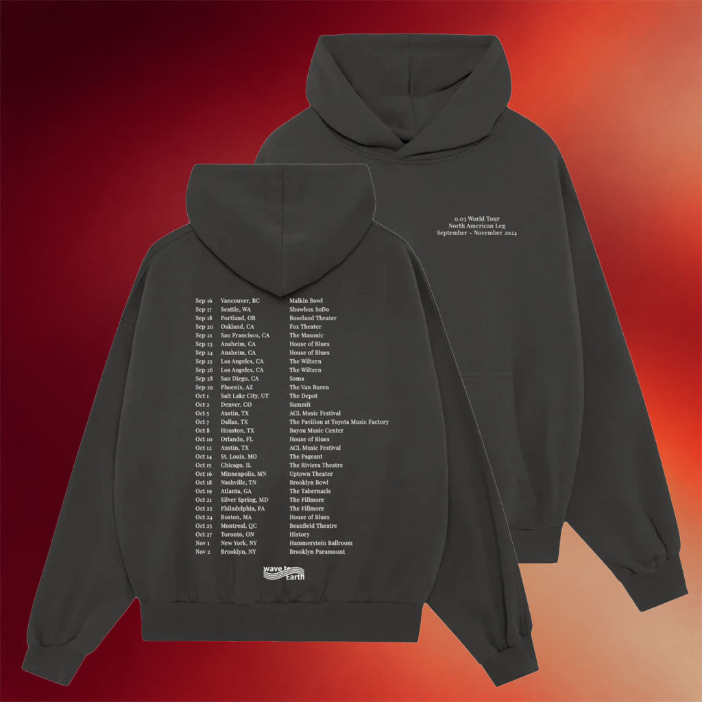 Kohai Merch Wave To Earth 0 03 NA Tour Hoodie Gift Ideas For Friends