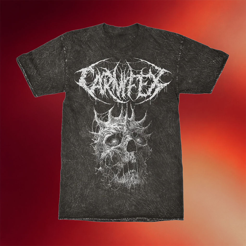 Indiemerch Merch 2026 Carnifex Skull 2 T-Shirt Carnifex Band Merch Gift For Music Lovers