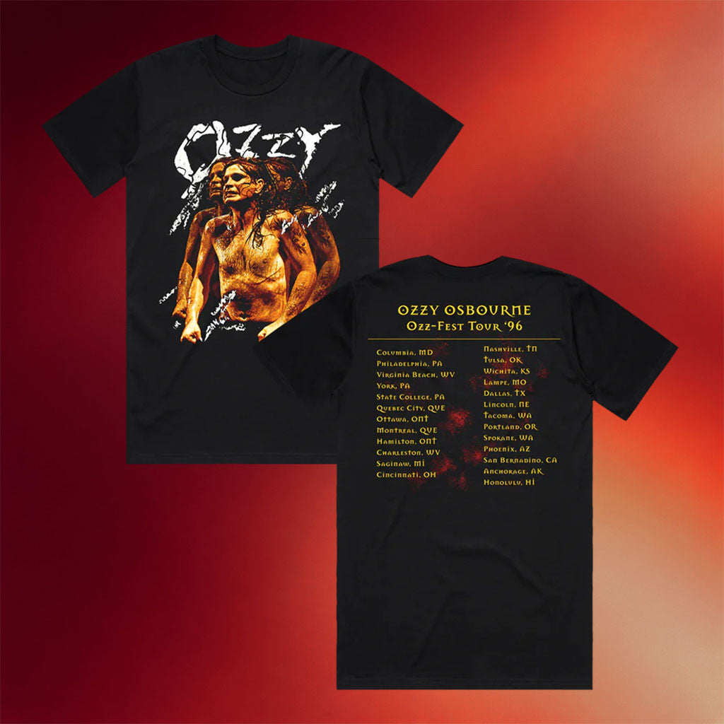 Ozzy Osbourne Merch 2026 Ozzfest 96 T-Shirt Ozzy Osbourne Tour Merch Gift For Music Lovers