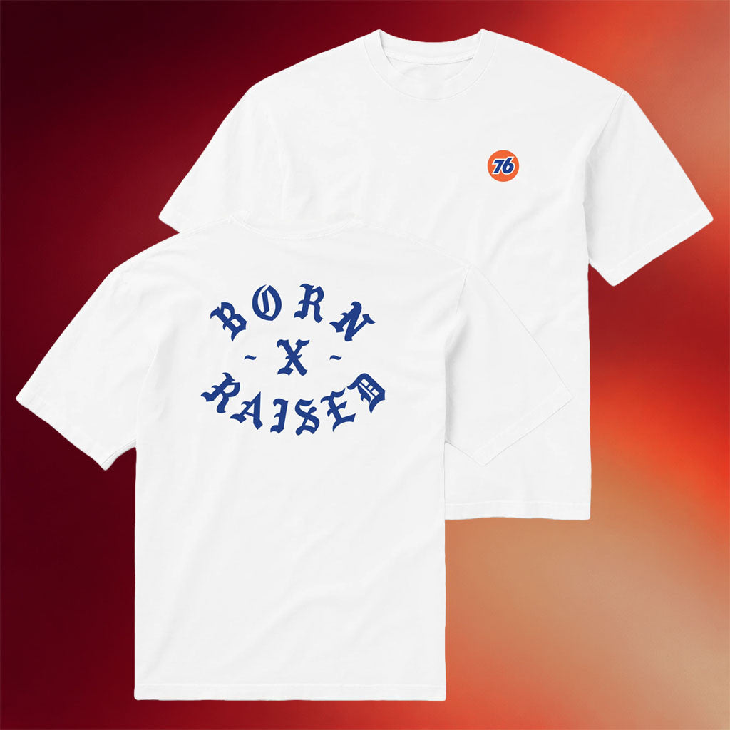 Born X Raised Merch 2026 Born X Raised 76 Rocker T-Shirt White Gift Ideas For Him