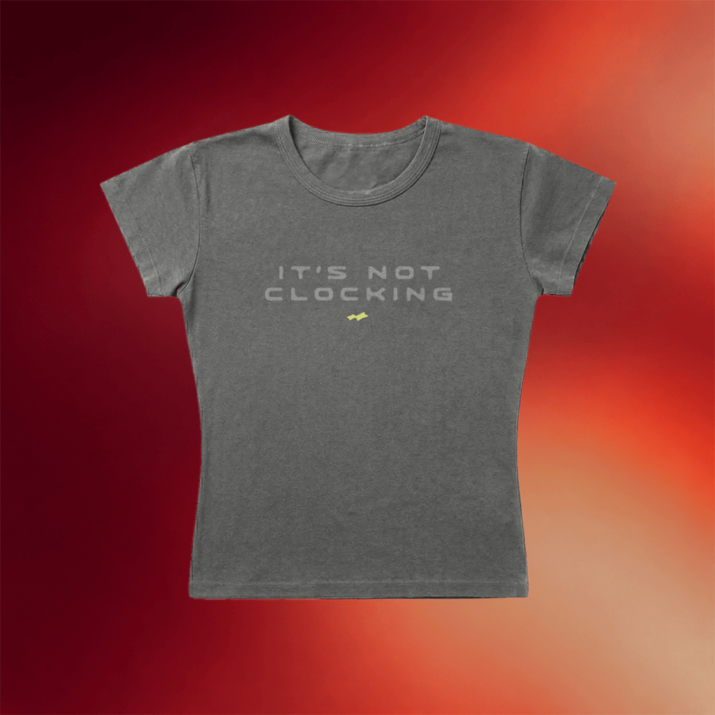 Skylrk Justin Bieber Merch 2026 It's Not Clocking Baby Tee Justin Bieber Shirt Gifts For Sister