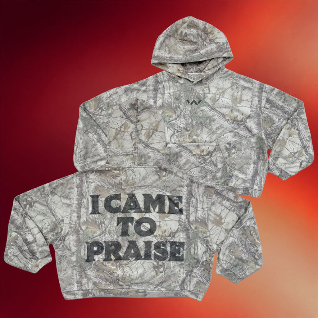 Elevation Church Merch I Came To Praise Camo Hoodie Gifts Ideas For Christian Men