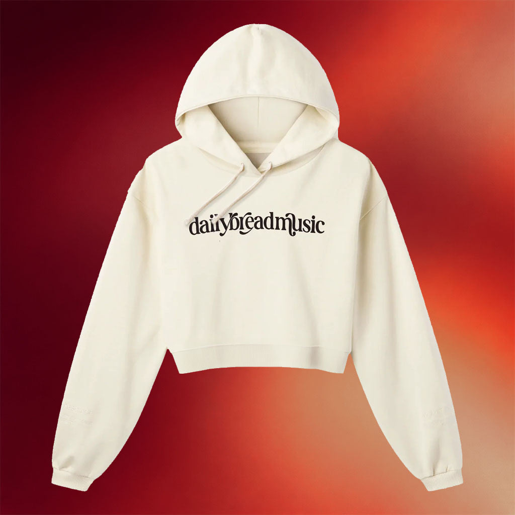 Daily Bread Merch Look Up In The Sky Cropped Hoodie Daily Bread Music Hoodie Gift For Sister