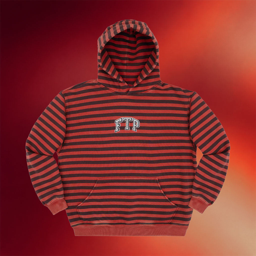 FTP Merch 2026 Striped Arch Logo Hoodie FTP Hoodie Gift For Brother In Law