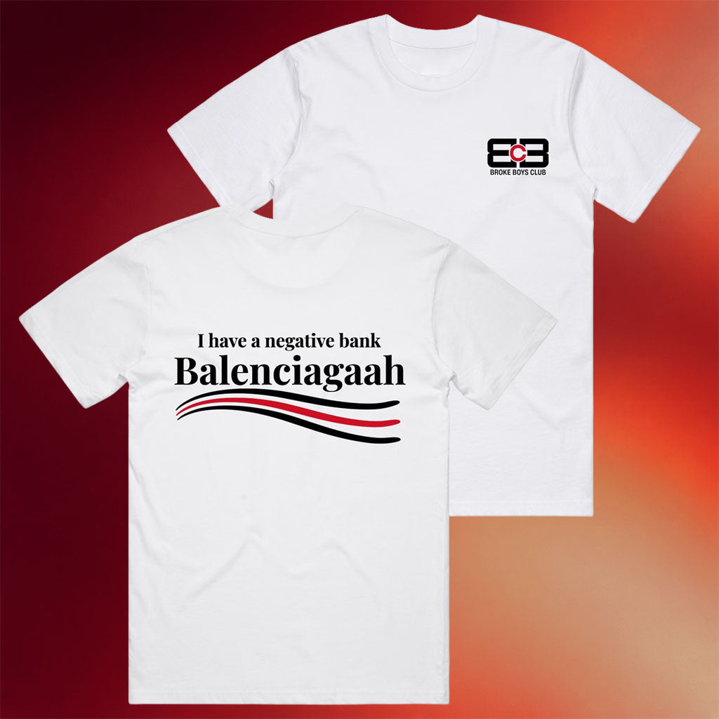 Terroriser Merch 2026 Balenciagaah T-Shirt White Broke Boys Club Shirt Gift For Brothers