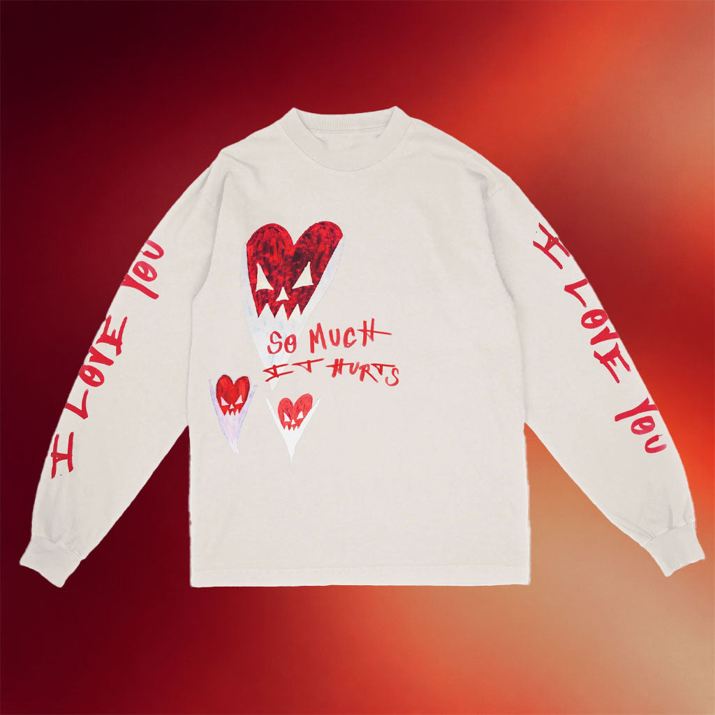 Asspizza Merch So Much It Hurts Long Sleeve T-Shirt Valentines Gifts For Her