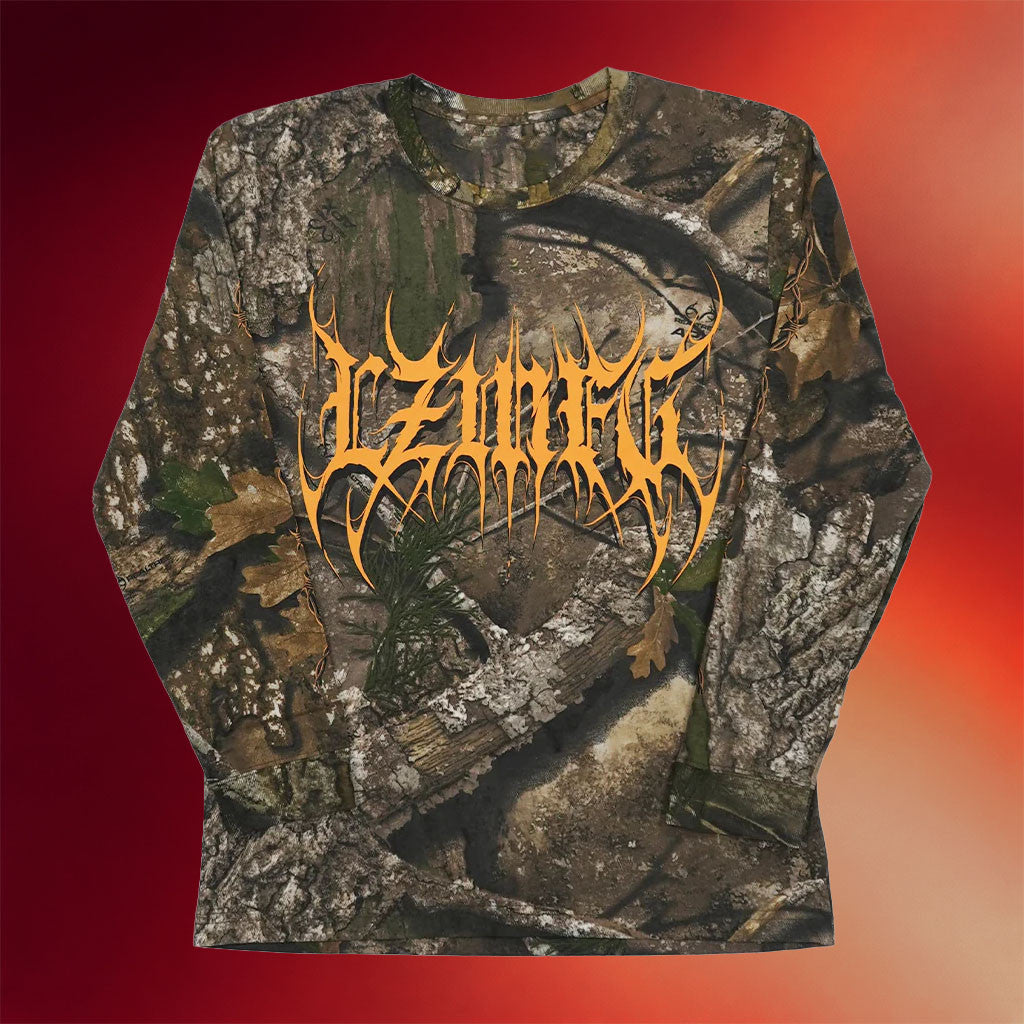 LZMFG Merch Metal Camo Long Sleeve T-Shirt LZMFG Shirt Gift Ideas For Him