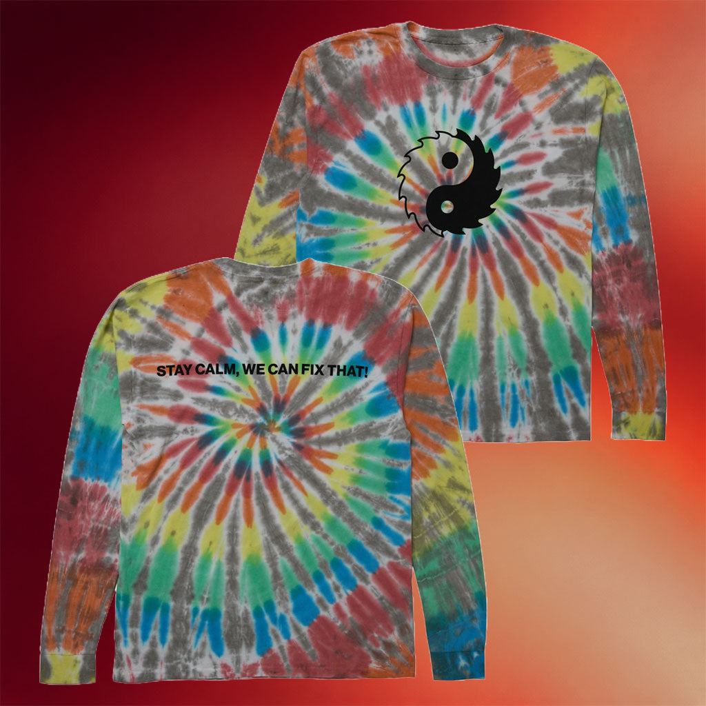 New York Sunshine Merch 2026 New York Sunshine Stay Calm Tie Dye Long Sleeve T-Shirt Gifts