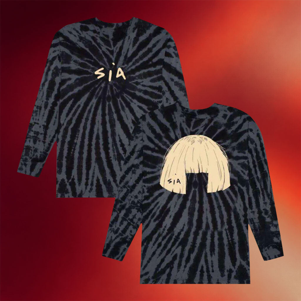 Sia Merch 2026 Sia Tie Dye Long Sleeve Shirt Best Gifts For Music Lovers