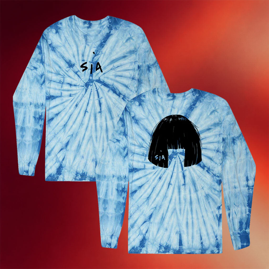 Sia Merch 2026 Sia Tie Dye Long Sleeve Shirt Gift Ideas For Music Lovers