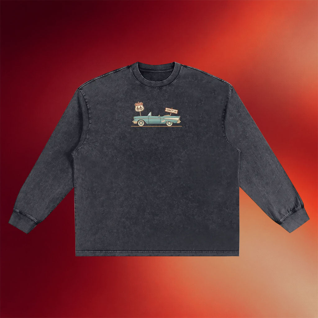 Terra Ave Merch 2026 Route 66 Vintage Long Sleeve Shirt Unique Gifts For Friends