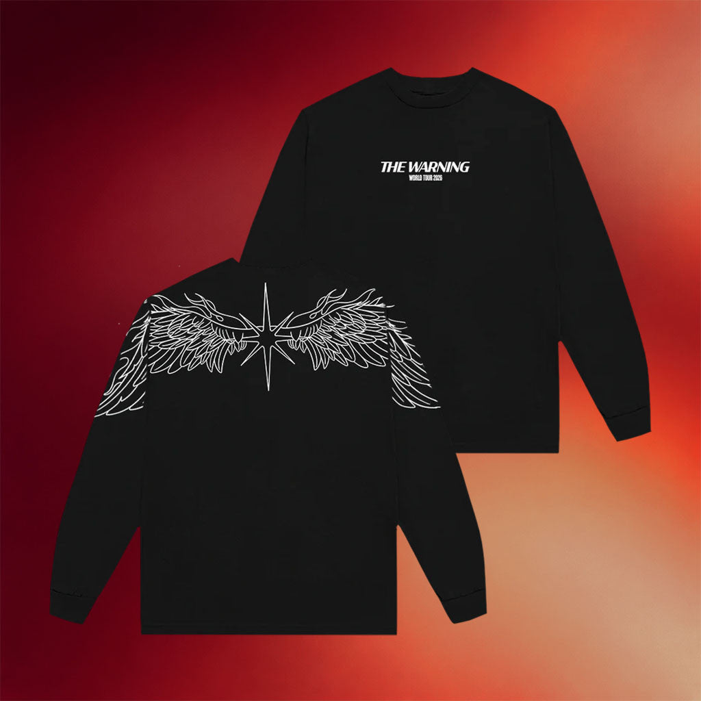 The Warning Merch 2026 TW Wings Tour Long Sleeve Shirt Best Gift For Music Lover