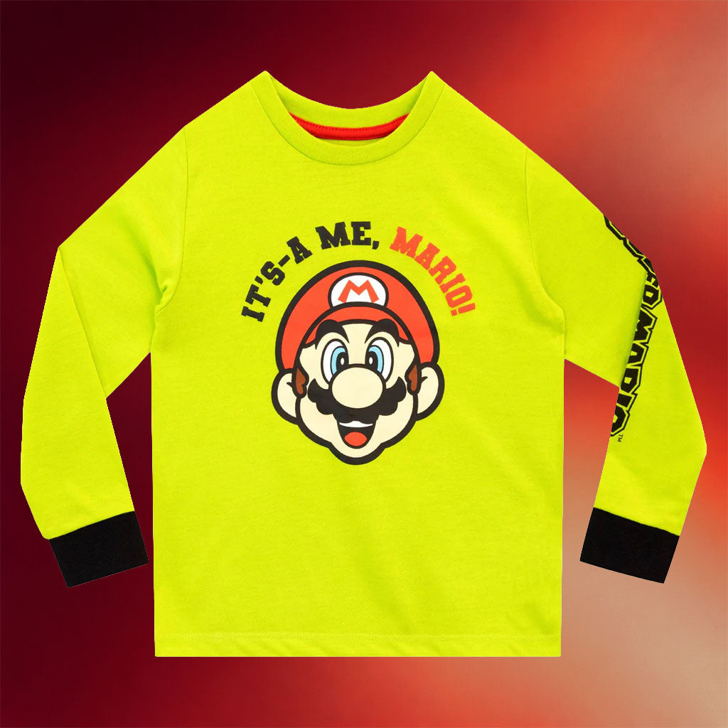 The Super Mario Merch 2026 It's A Me Mario Long Sleeve Shirt Best Gifts For Him