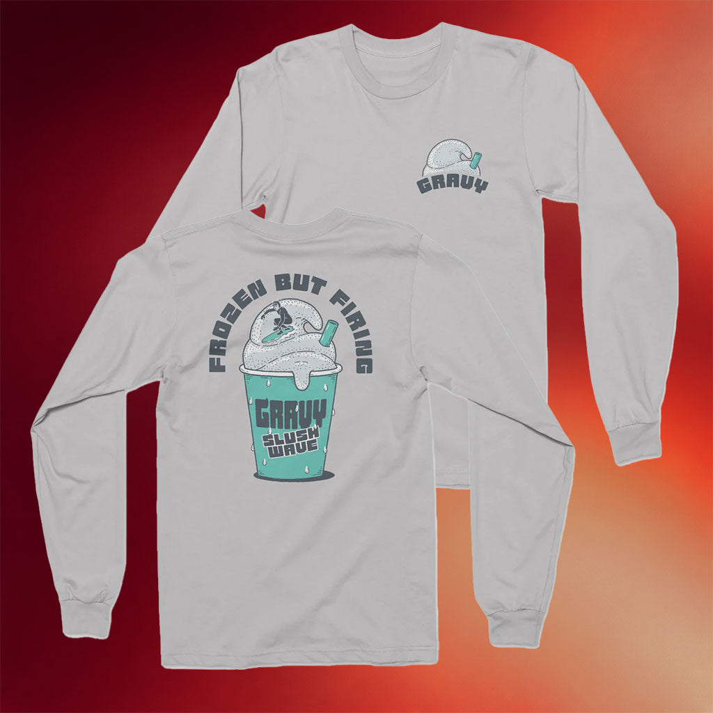 Ben Gravy Merch Gravy Slush Wave Long Sleeve T-Shirt Frozen But Firing Shirt Gift For Besties