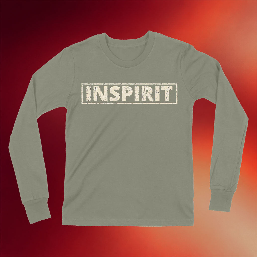 Inspirit Merch 2026 Inspirit Logo Long Sleeve Shirt Cool Gifts For Music Lovers