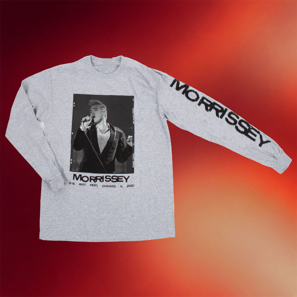 Mporium Merch 2026 Riot Fest Long Sleeve Shirt Morrissey Shirt Music Lover Gift Ideas For Him