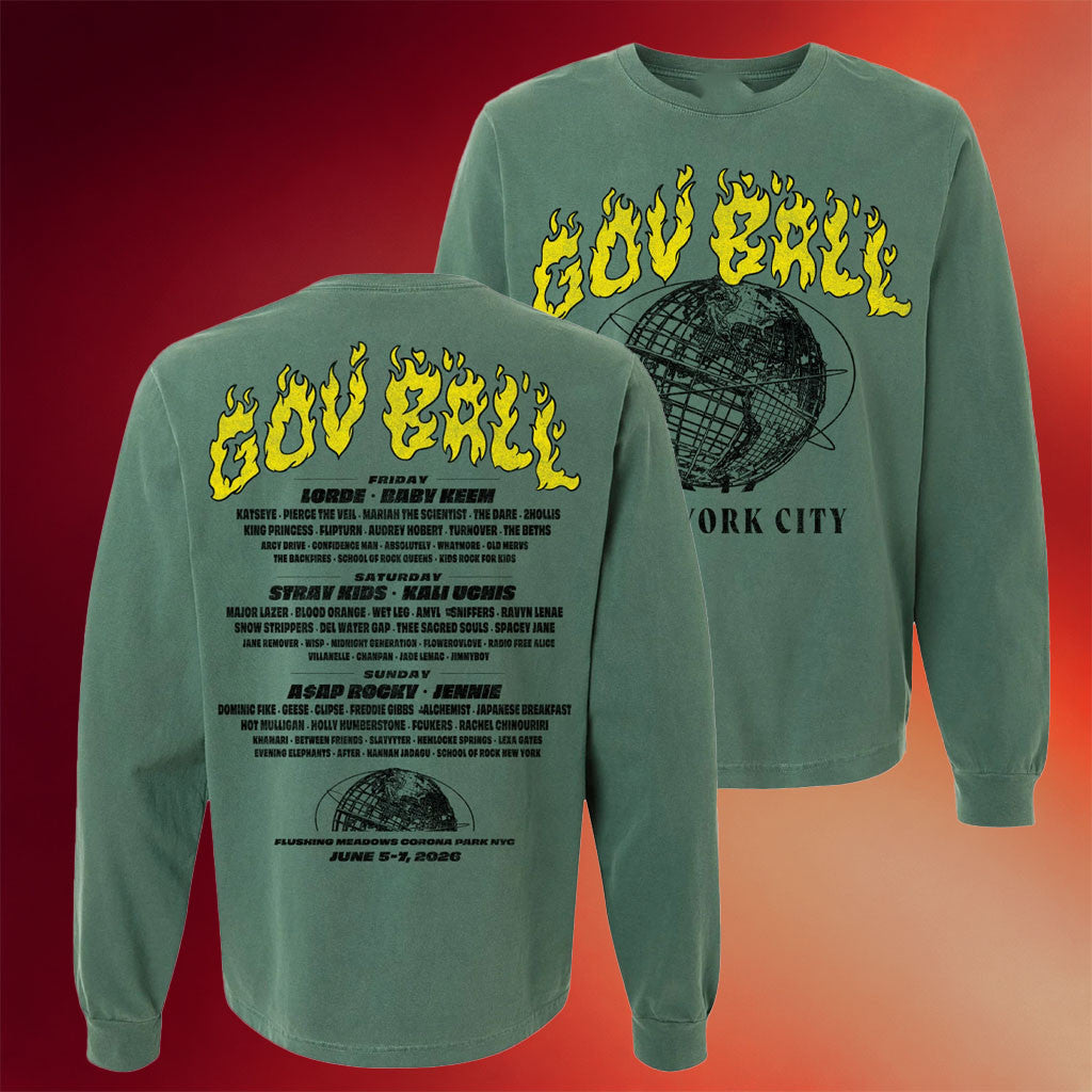 Governors Bir Music Festival Merch Uniflame Lineup Long Sleeve Shirt Gifts For Music Fans