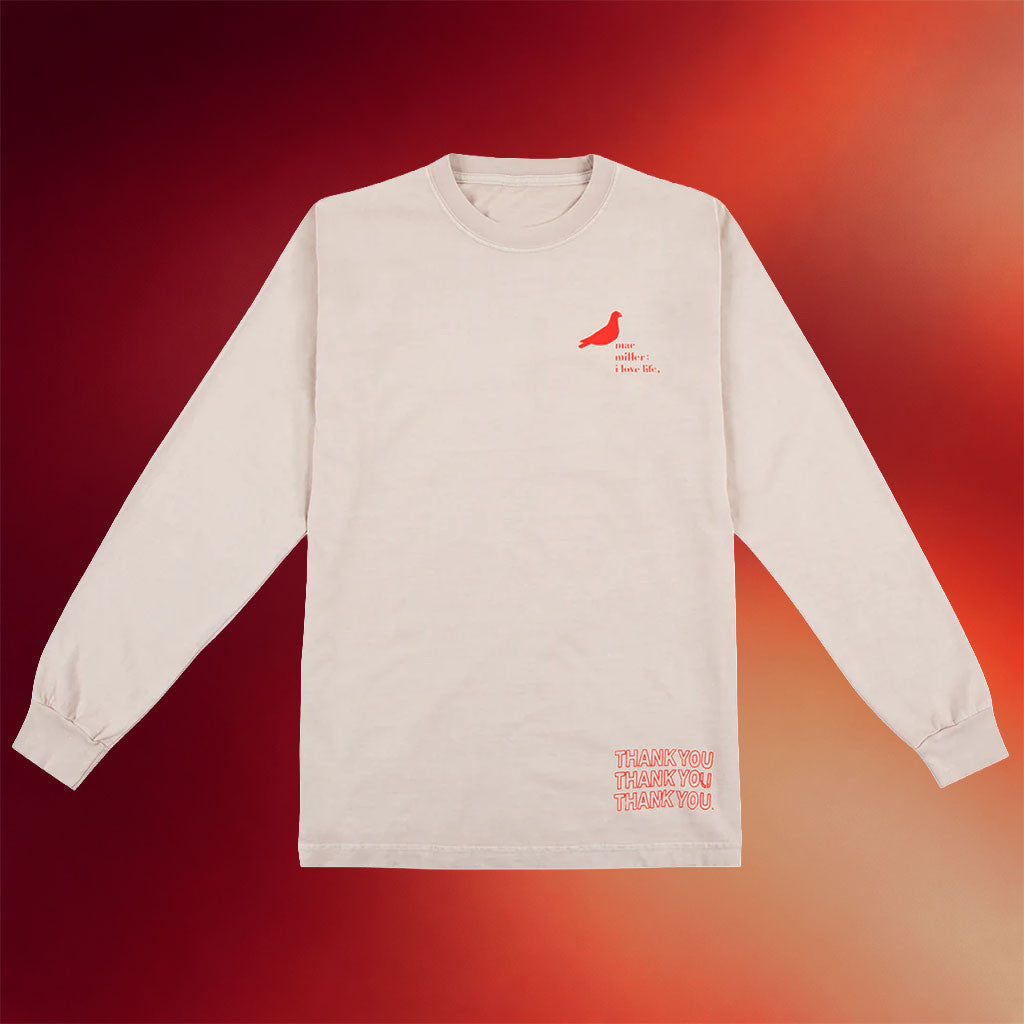 Mac Miller Merch 2026 Thank You Long Sleeve Shirt Unique Gifts For Rap Fans