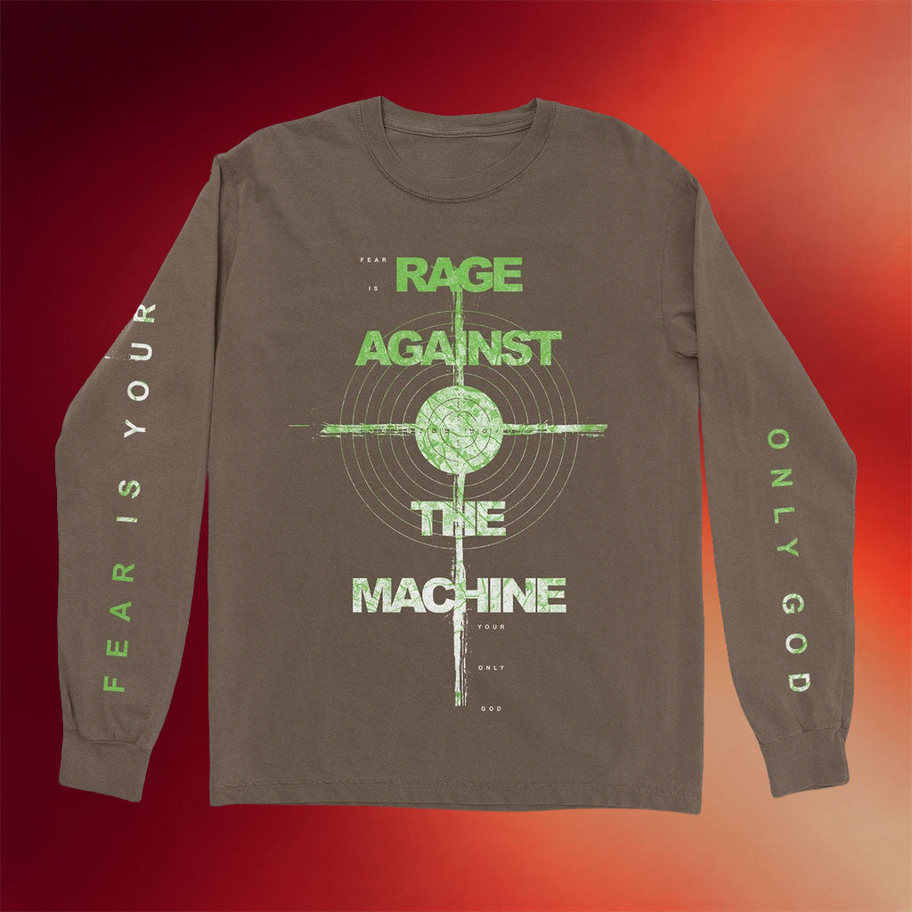 Rage Against The Machine Merch Fear Long Sleeve T-Shirt Rage Against The Machine Shirt