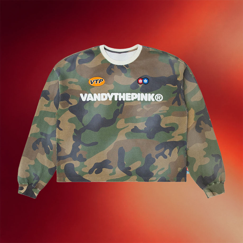 Vandythepink Merch 2026 Vandythepink Camo Long Sleeve Shirt Gifts For Friends