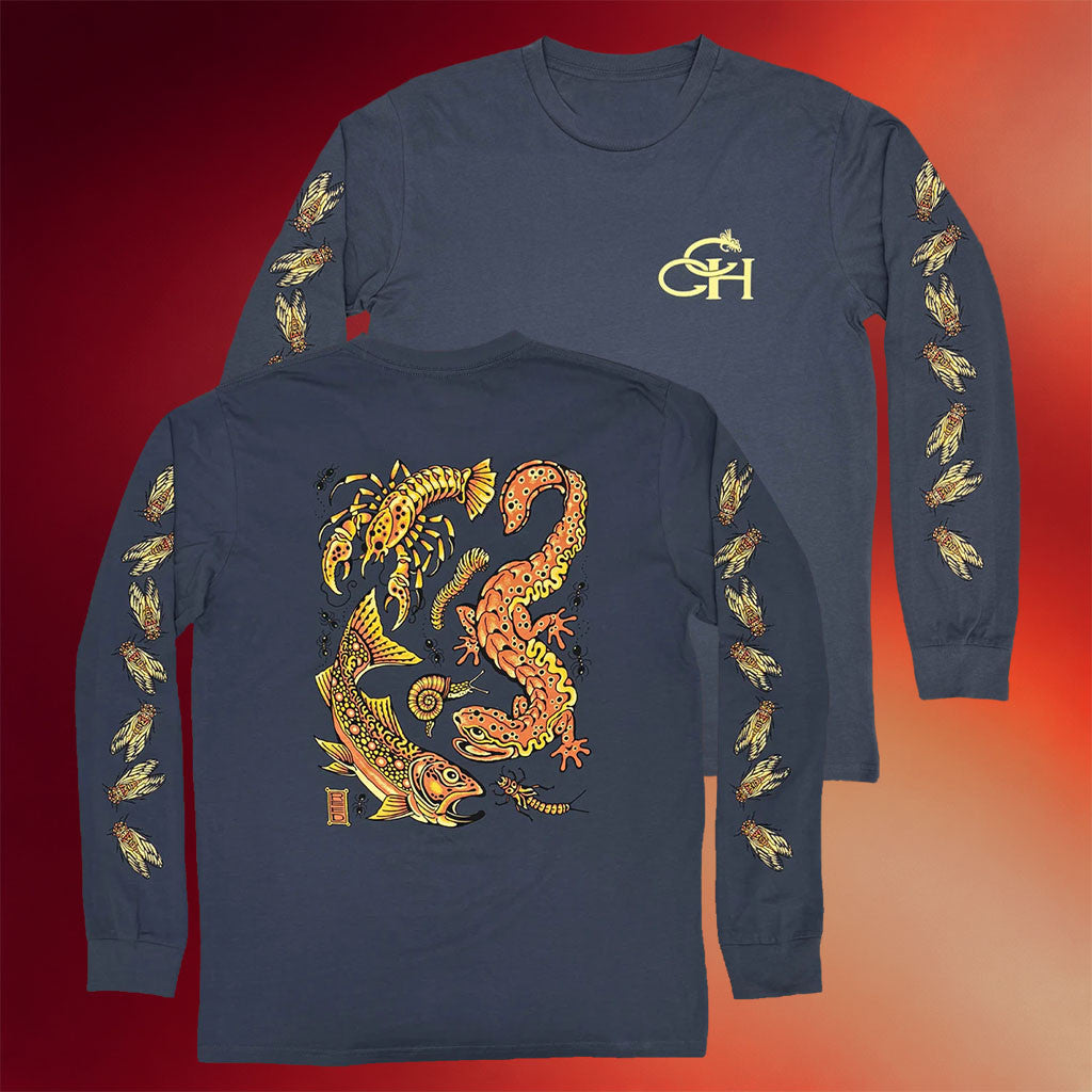 Crooked Creek Holler Merch Appalachia Long Sleeve T-Shirt Birthday Ideas For Him