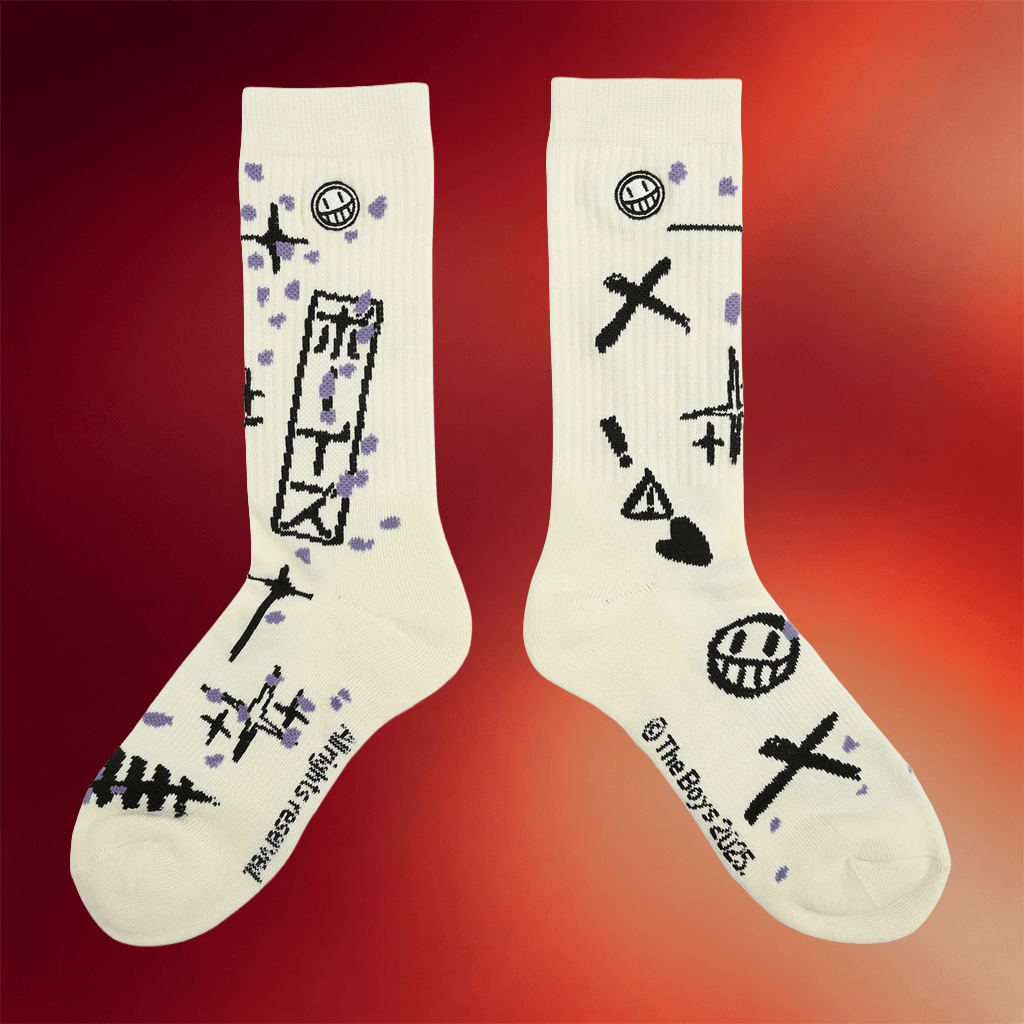 The Boys Merch 2026 SumiFuture Kanji Crew Socks Gifts Ideas For BFF