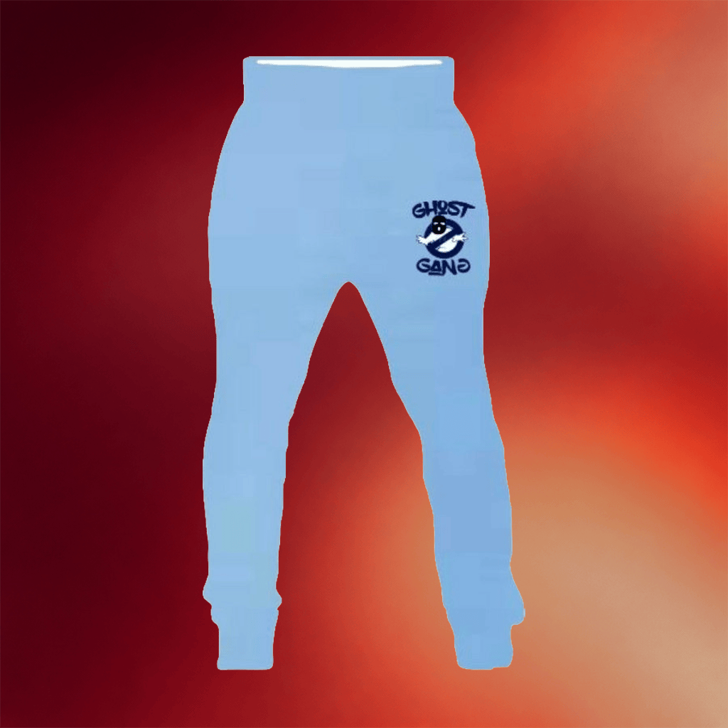 Ghost Gang Merch Light Blue Navy Blue Ghost Gang Sweatpants Good Gifts For Brother
