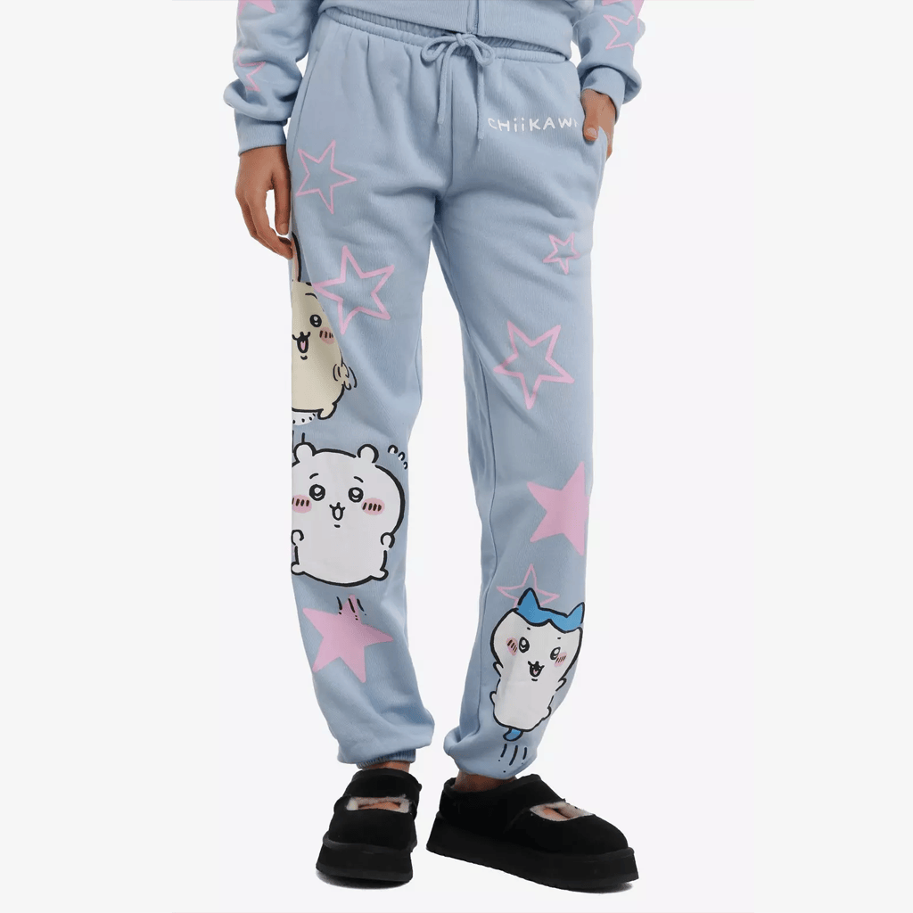 ChiiKawa Merch 2026 ChiiKawa Trio Star Sweatpants Birthday Gifts For Anime Lovers