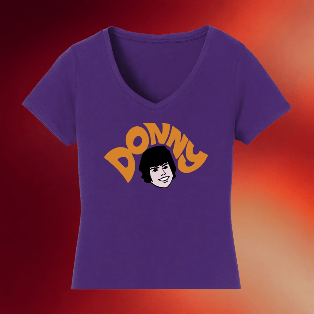 Donny Osmond Merch US Summer Tour 2023 Retro V-Neck Shirt Gift For Her