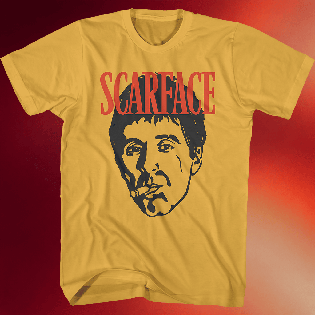 Tony Montana Shirt Tony Sketch Scarface T-Shirt Last Minute Father's Day Gifts