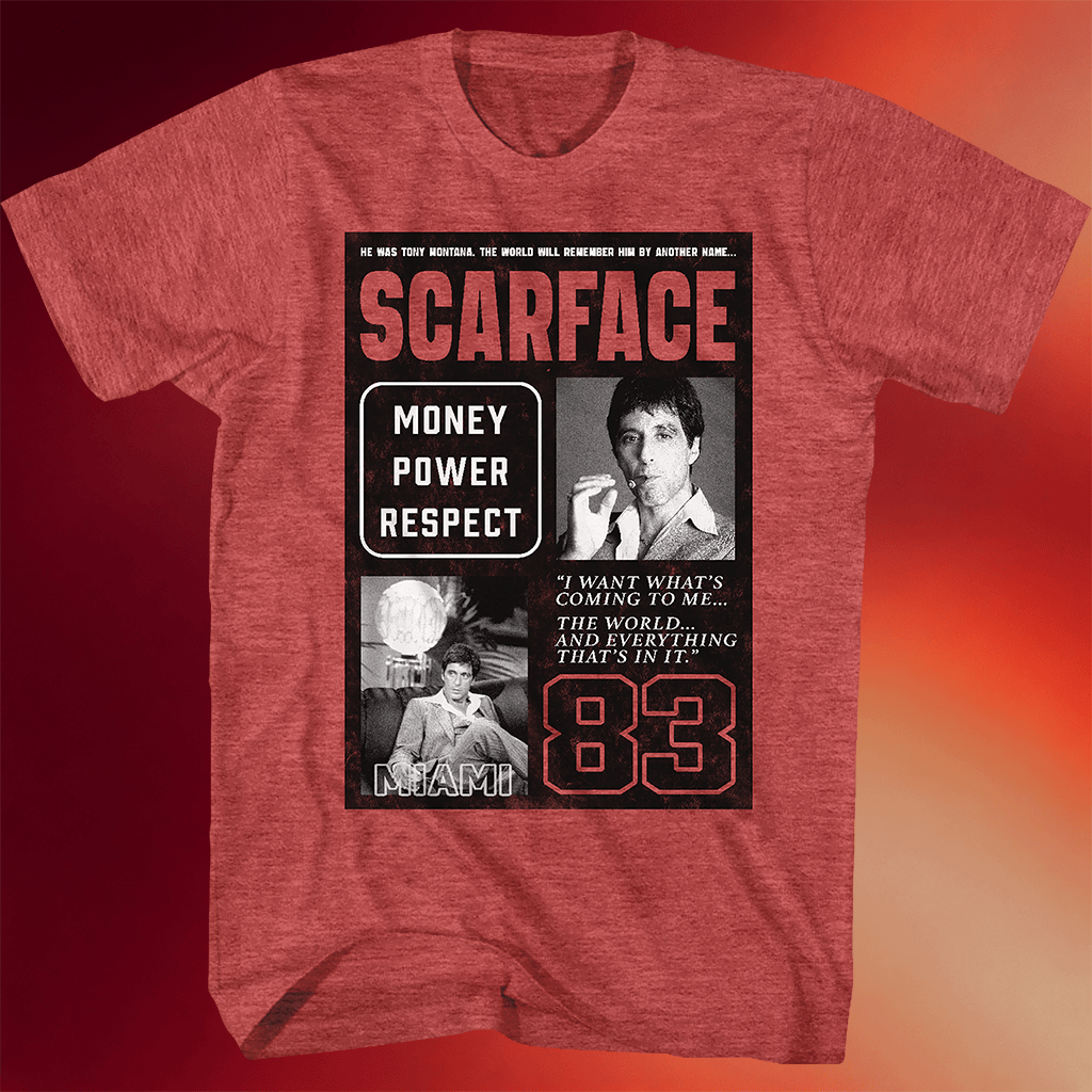 Tony Montana Shirt The World Will Remember Scarface T-Shirt Good Father's Day Presents