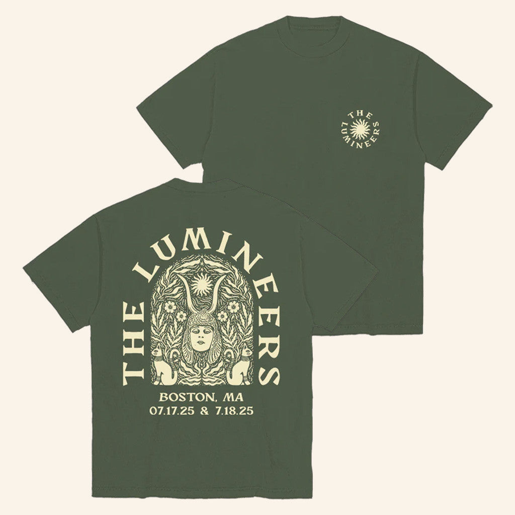 Lumineers Merch Tour 2025 The Lumineers Automatic July 17 And 18 Boston Event T-Shirt Her Gifts -Mouldkingstore