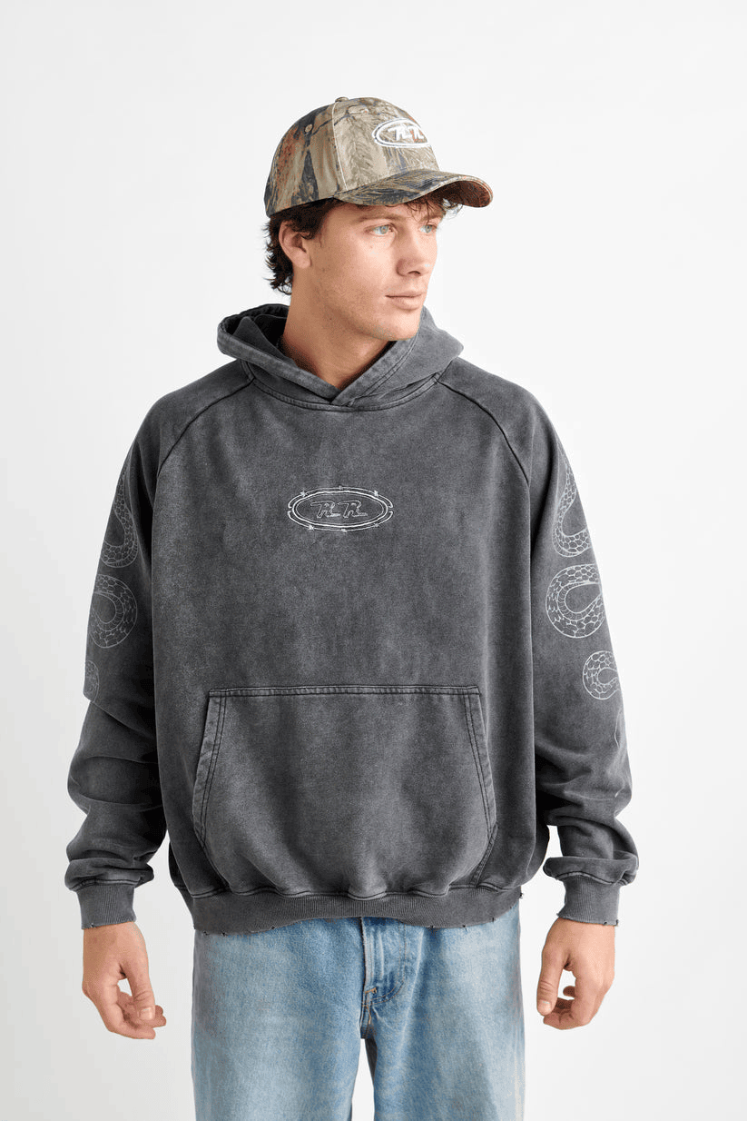 Rob Rausch Merch Vintage Faded Snake Hoodie Gifts For Dudes -Mouldkingstore