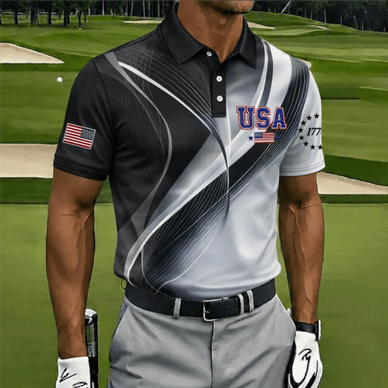 America 250th Anniversary Polo Shirt Celebrating USA 250 1776 2026 Merch Top Gifts For Golfers