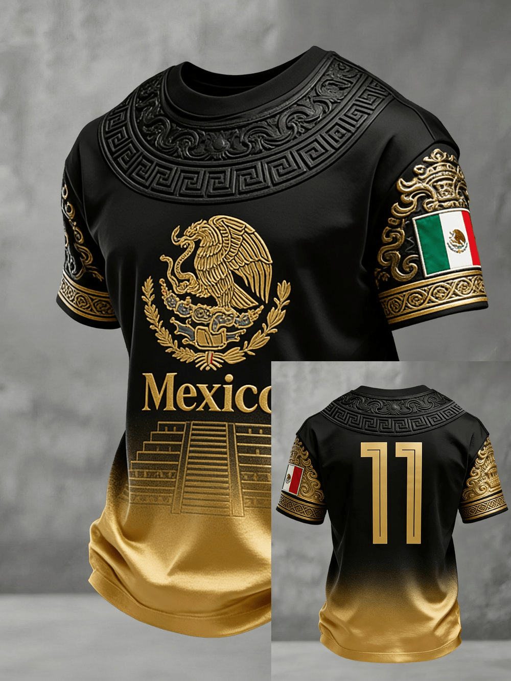 Mexico Soccer World Cup 2026 Jersey T-Shirt Mexican Football Clothing Gift For Fans