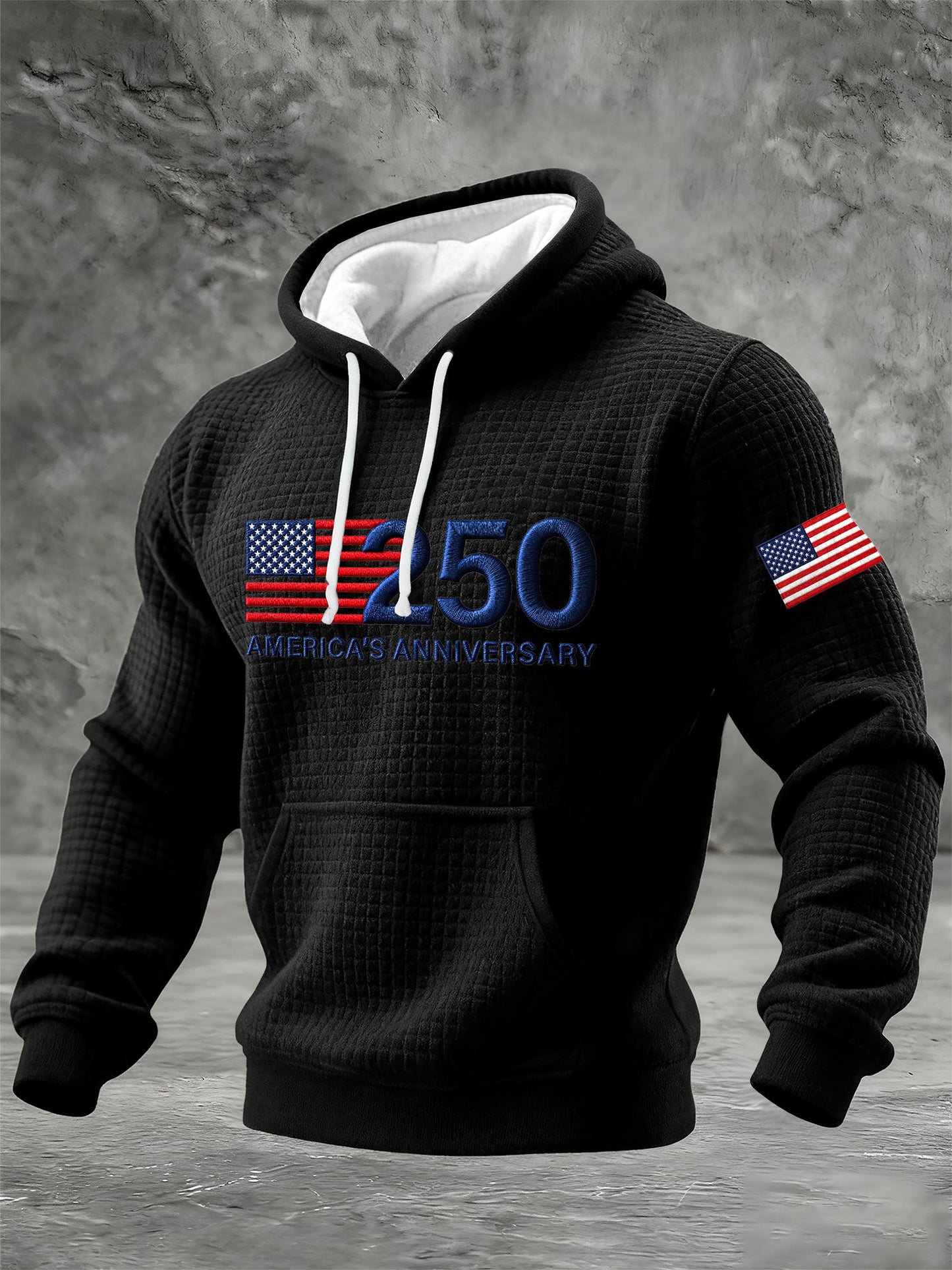 America's 250th Anniversary Hoodie USA Flag Mens Patriotic Hoodies Best 4Th Of July Gifts
