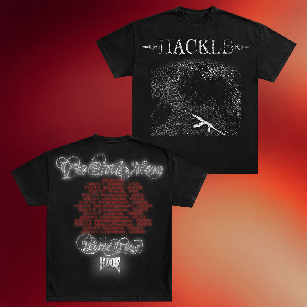 Haunted Mound Merch Hackle Blood Moon Tour T-Shirt Gifts For Rap Lovers