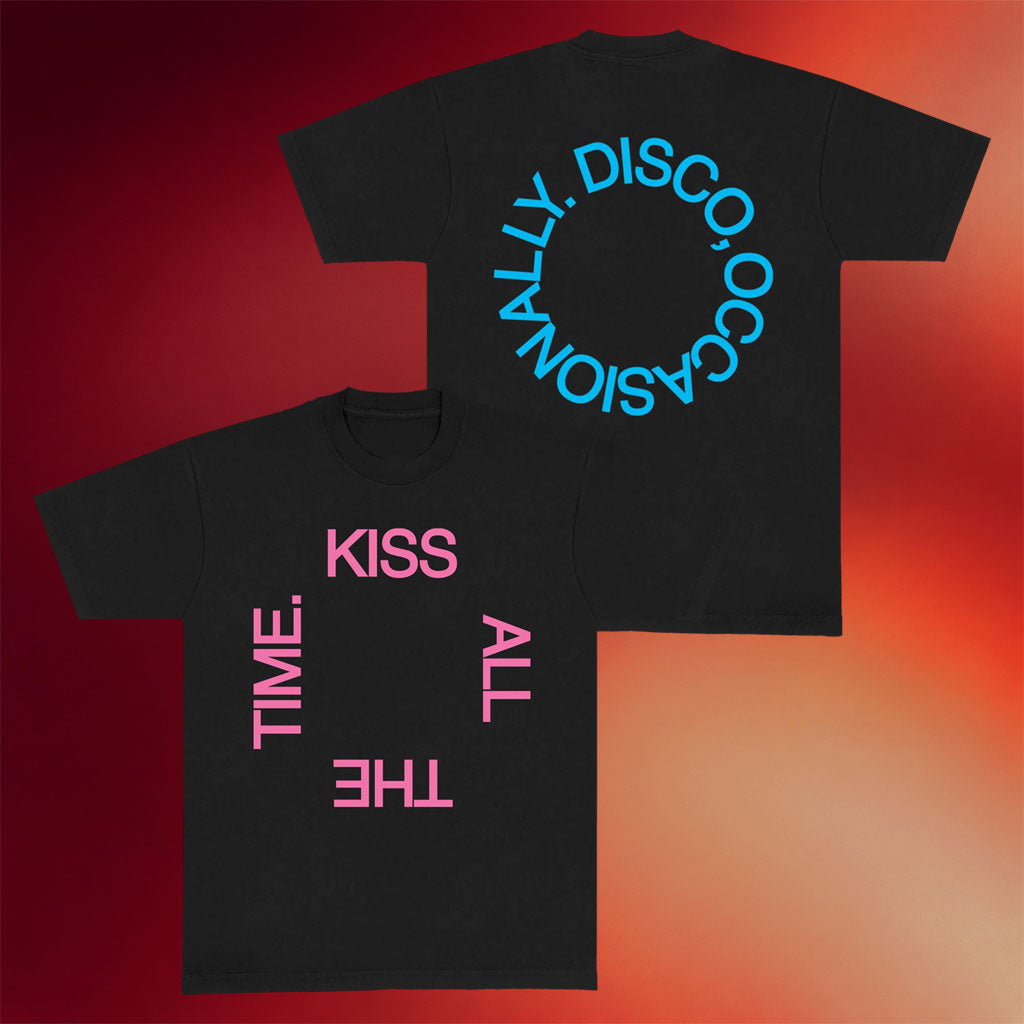 Harry Styles Merch 2026 Kiss Disco Black T-Shirt KATTDO Shirts Gifts For Music Lovers