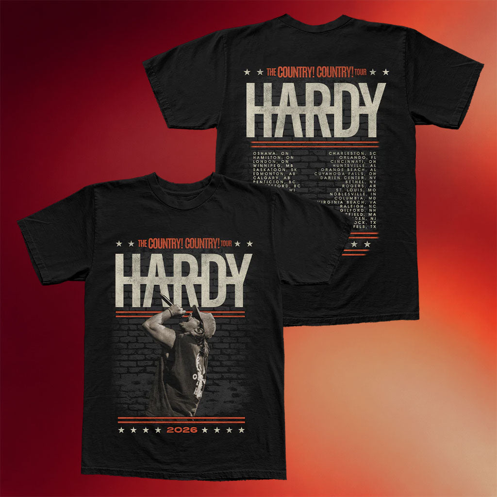 Hardy Merch Country Country Photo Tour T-Shirt Presents For Music Lovers