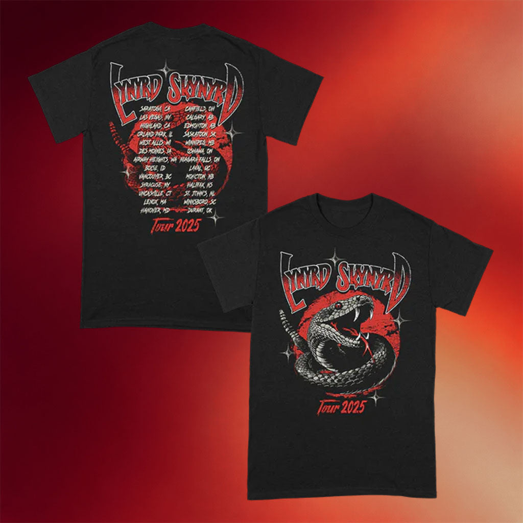 Lynyrd Skynyrd Merch Twisted Tour T-Shirt Birthday Gifts For Rock Band Fans