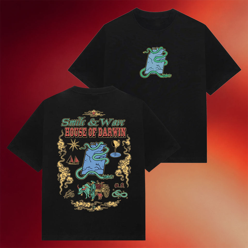 House Of Darwin Merch 2026 Dragon Of The North T-Shirt Smile And Wave Shirt Gifts For BFF