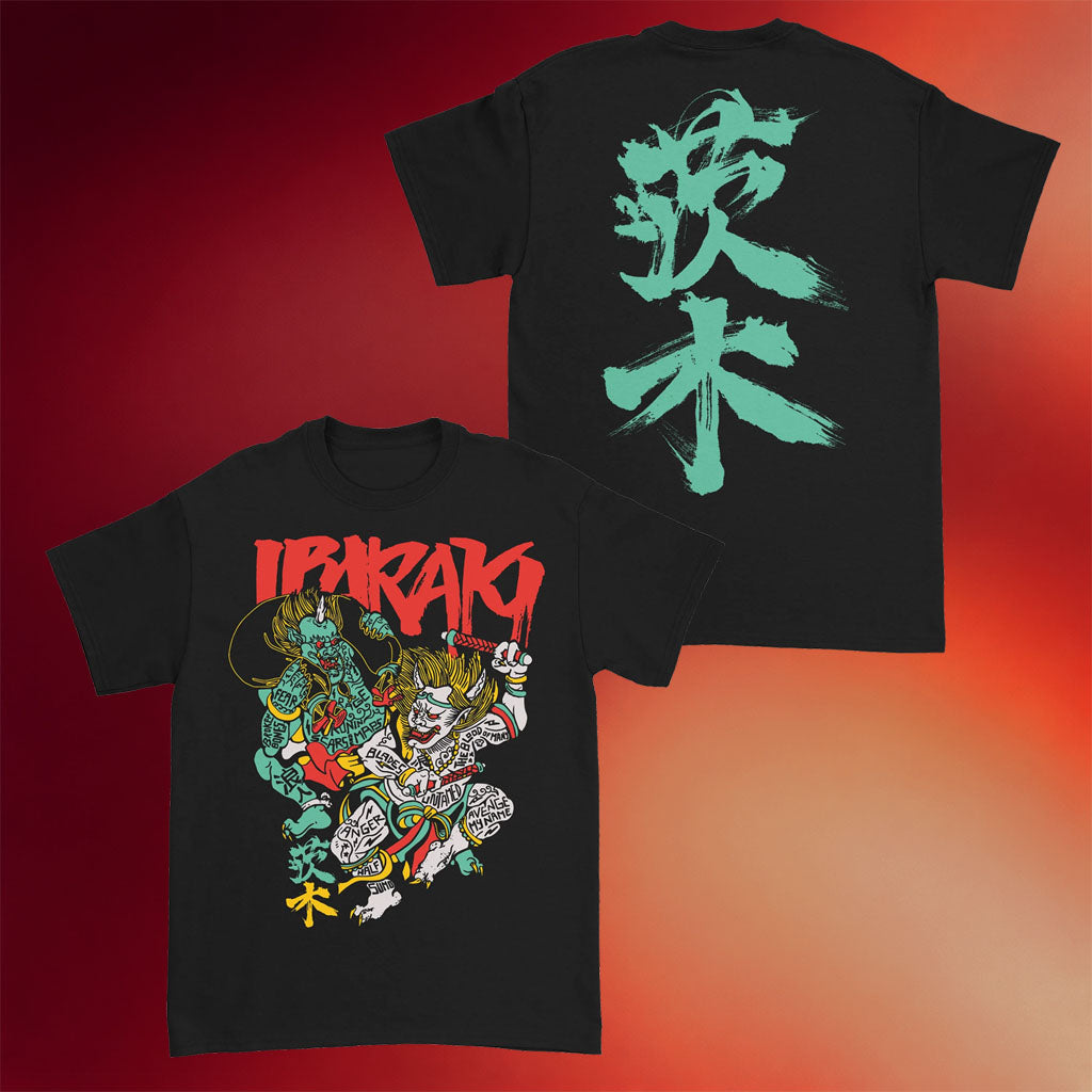 Ibaraki Merch 2026 Demon Kanji T-Shirt Best Gifts For Music Lovers