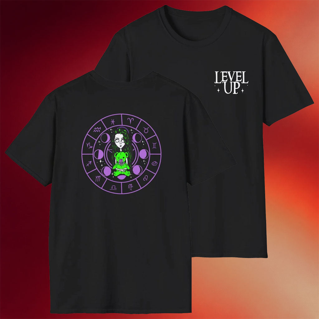 Level Up Merch Level Up Summoning Circle T-Shirt Birthday Gift Ideas For Daughter