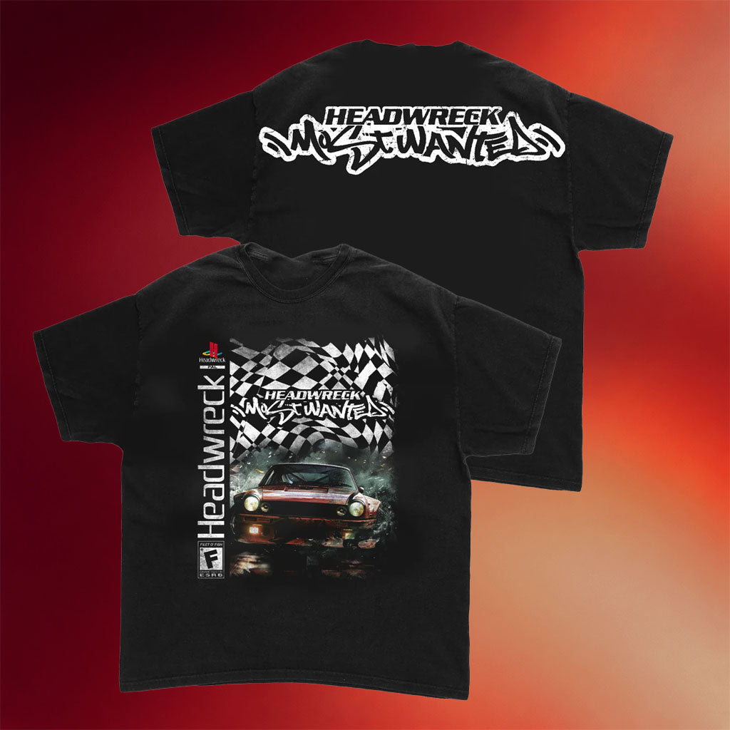 Headwreck Merch Headwreck Most Wanted T-Shirt Music Lover Gifts For Him