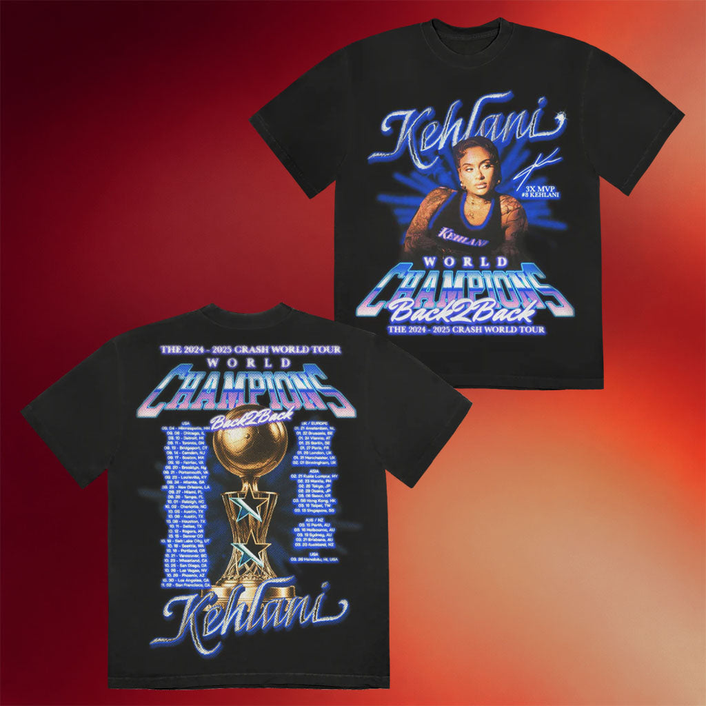 Kehlani Merch Crash Tour Championship T-Shirt Gift Ideas For Music Lovers